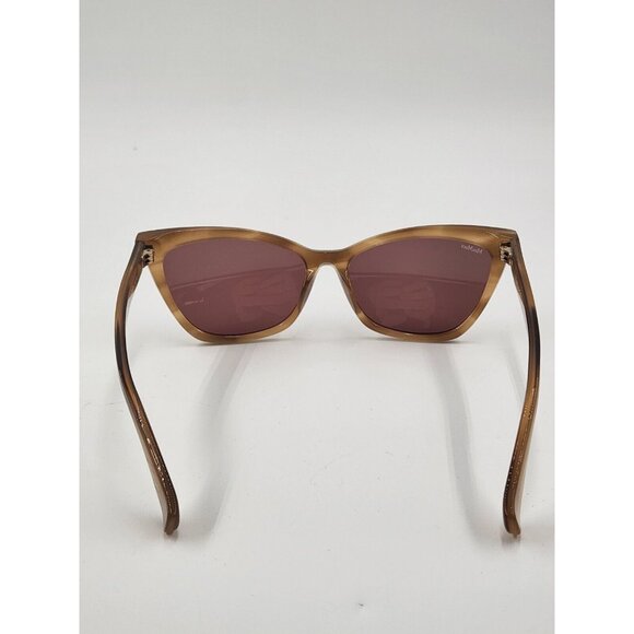 MAX MARA MM0011 47E Beige Brown Cat Eye Plastic Sunglasses Frame 58-16-140 LOGO5 main image 9